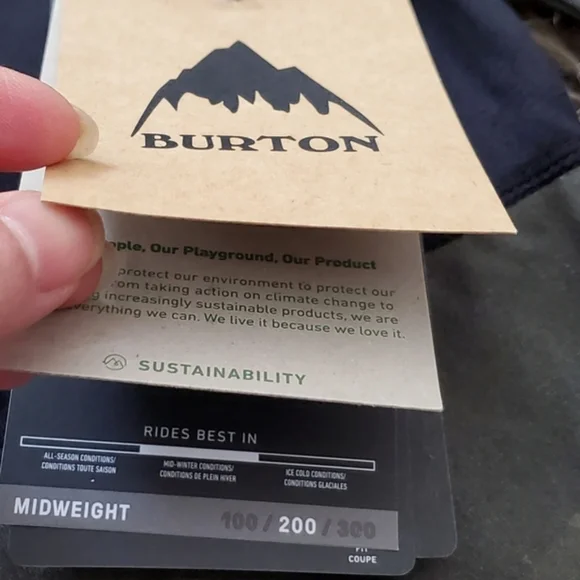 NEW Burton Midweight Ski Boarding Rugby baselayer - Picture 4 of 9